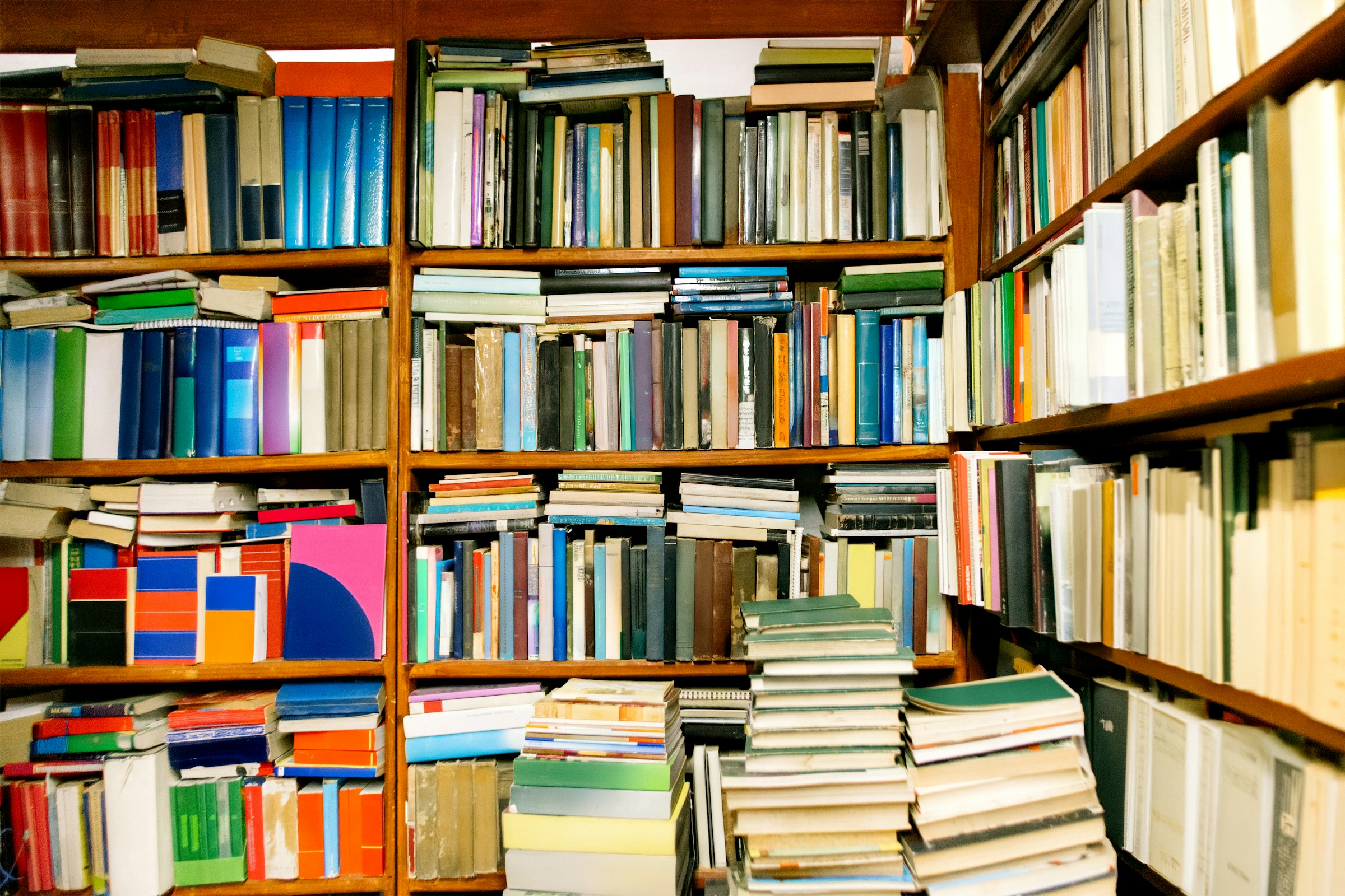 Eigener Stil der Bibliothek. Foto: Eduardo Ramos bei Unsplash+